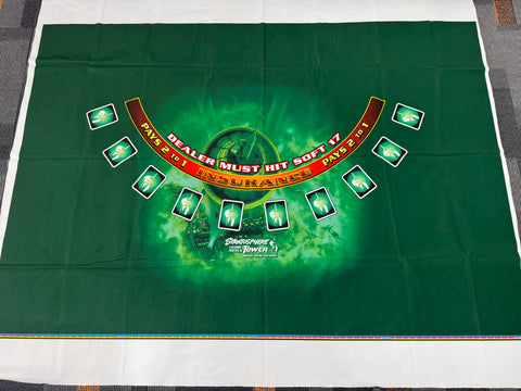 Stratosphere Blackjack Green 10-Spot Layout