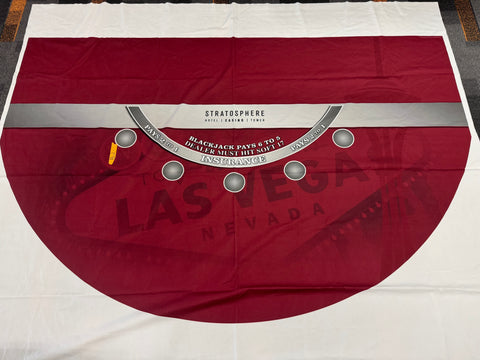 Stratosphere Welcome to Las Vegas Blackjack 6:5 Layout