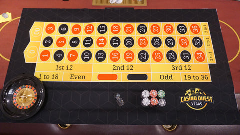 Roulette Dealer Single or Double Zero Mini Layout/ Kit Upgrade