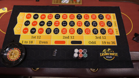 Roulette Dealer Single or Double Zero Mini Layout/ Kit Upgrade