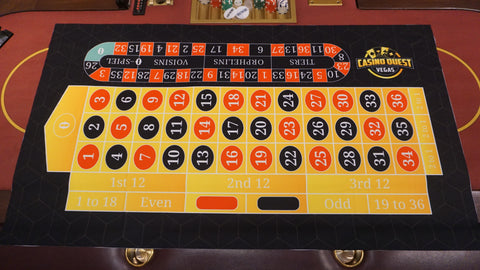 Roulette Dealer Single or Double Zero Mini Layout/ Kit Upgrade
