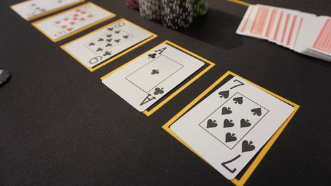 Poker Desk Mat Dealer Practice Kit 48" X 24"