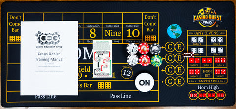 Craps Mini Practice Kit 34.5" x 15.5"