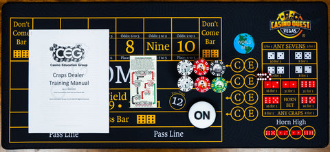 Craps Mini Practice Kit 34.5" x 15.5"
