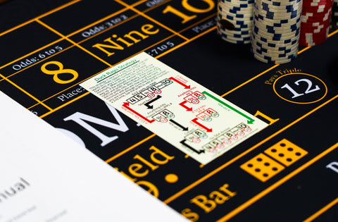 Craps Mini Practice Kit 34.5" x 15.5"