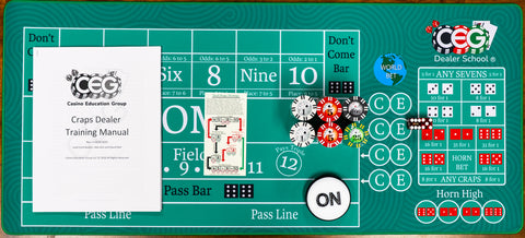 Craps Mini Practice Kit 34.5" x 15.5"