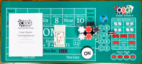 Craps Mini Practice Kit 34.5" x 15.5"