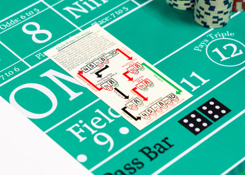 Craps Mini Practice Kit 34.5" x 15.5"