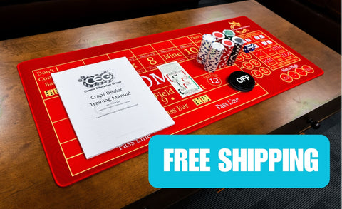 Craps Mini Practice Kit 34.5" x 15.5"
