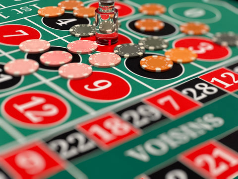 CEG Single Zero Roulette Desk Mat 48" X 24"