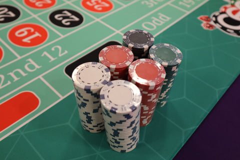 Roulette Desk Mat Dealer Practice Kit 48" X 24"