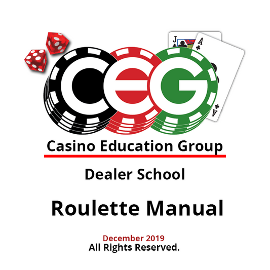 Professional Roulette Dealer Manual + Worksheets
