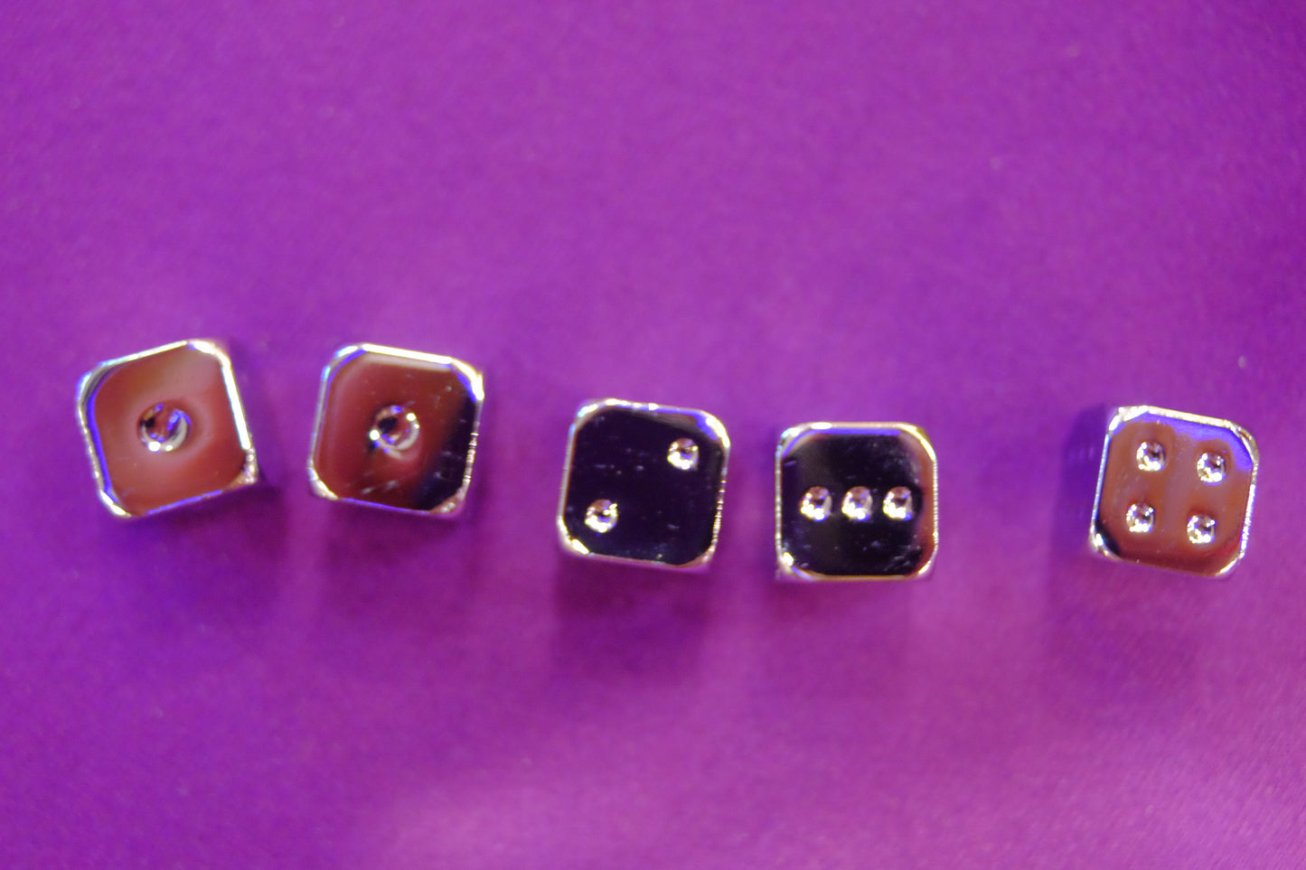 13mm Silver Dice
