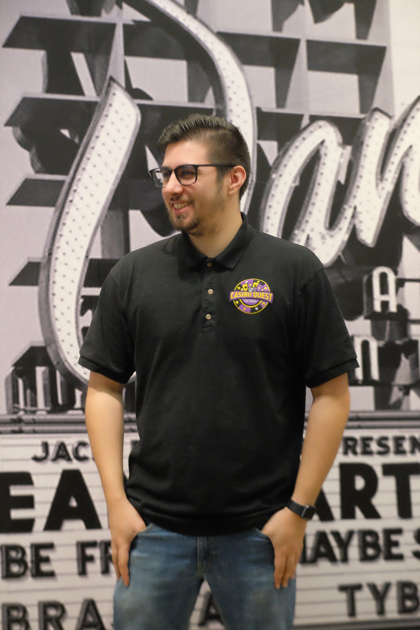 Embroidered CQ Polo