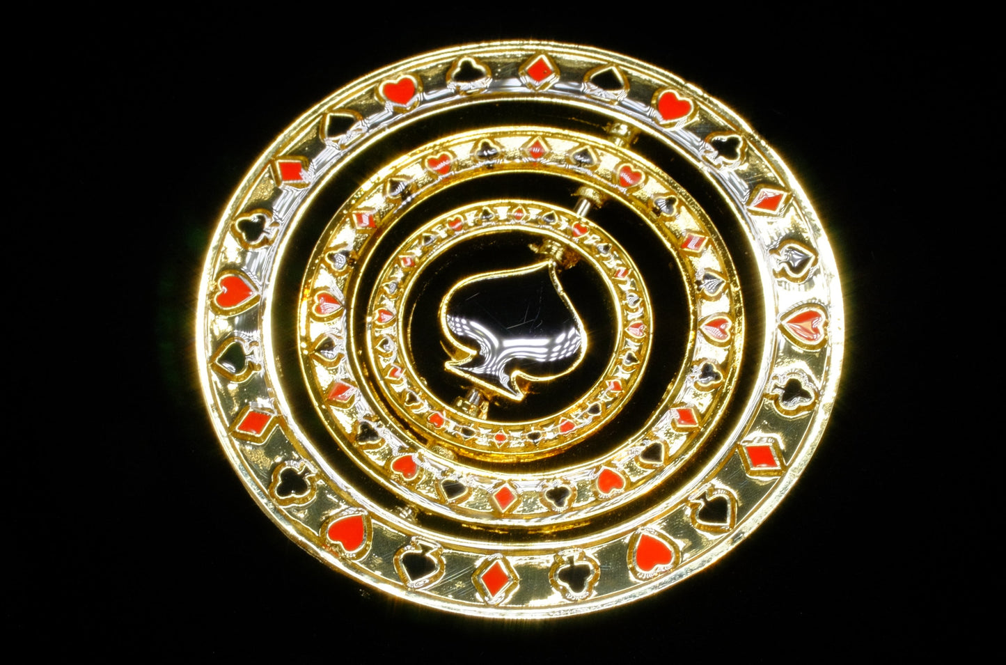 Spade Poker Weight Spinner