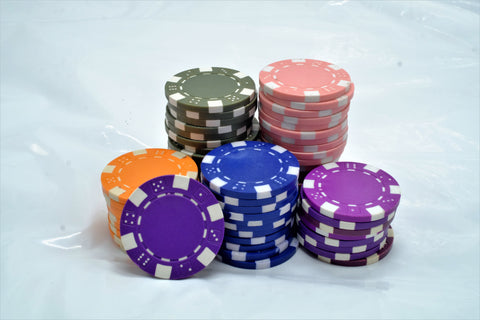 25 Count Dice Suit Chip Sleeve