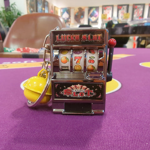 Mini Slot Machine Keychain