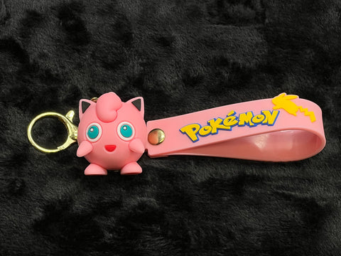 Jiggly Puff Pokemon Keychain