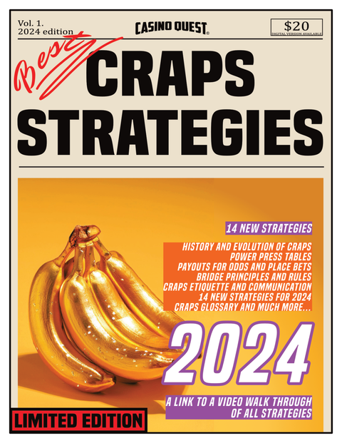 DIGITAL DOWNLOAD - 2024 Best Craps Strategies