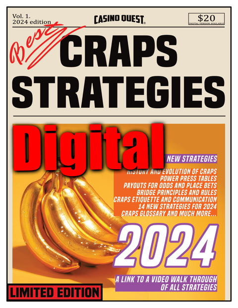 DIGITAL DOWNLOAD - 2024 Best Craps Strategies