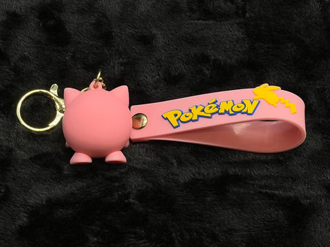 Jiggly Puff Pokemon Keychain