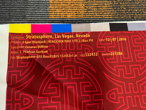 Stratosphere Blackjack Chinese New Year Layout