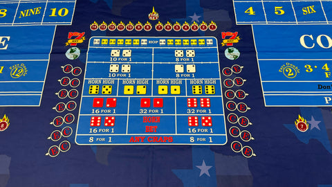 Texas Station 12 Foot Craps Layout