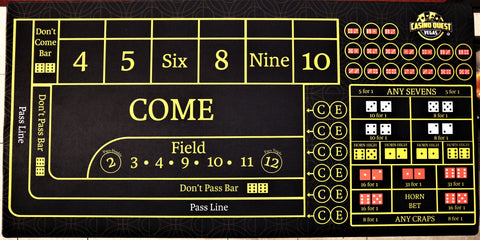 Craps Desk Mat 48" X 24"