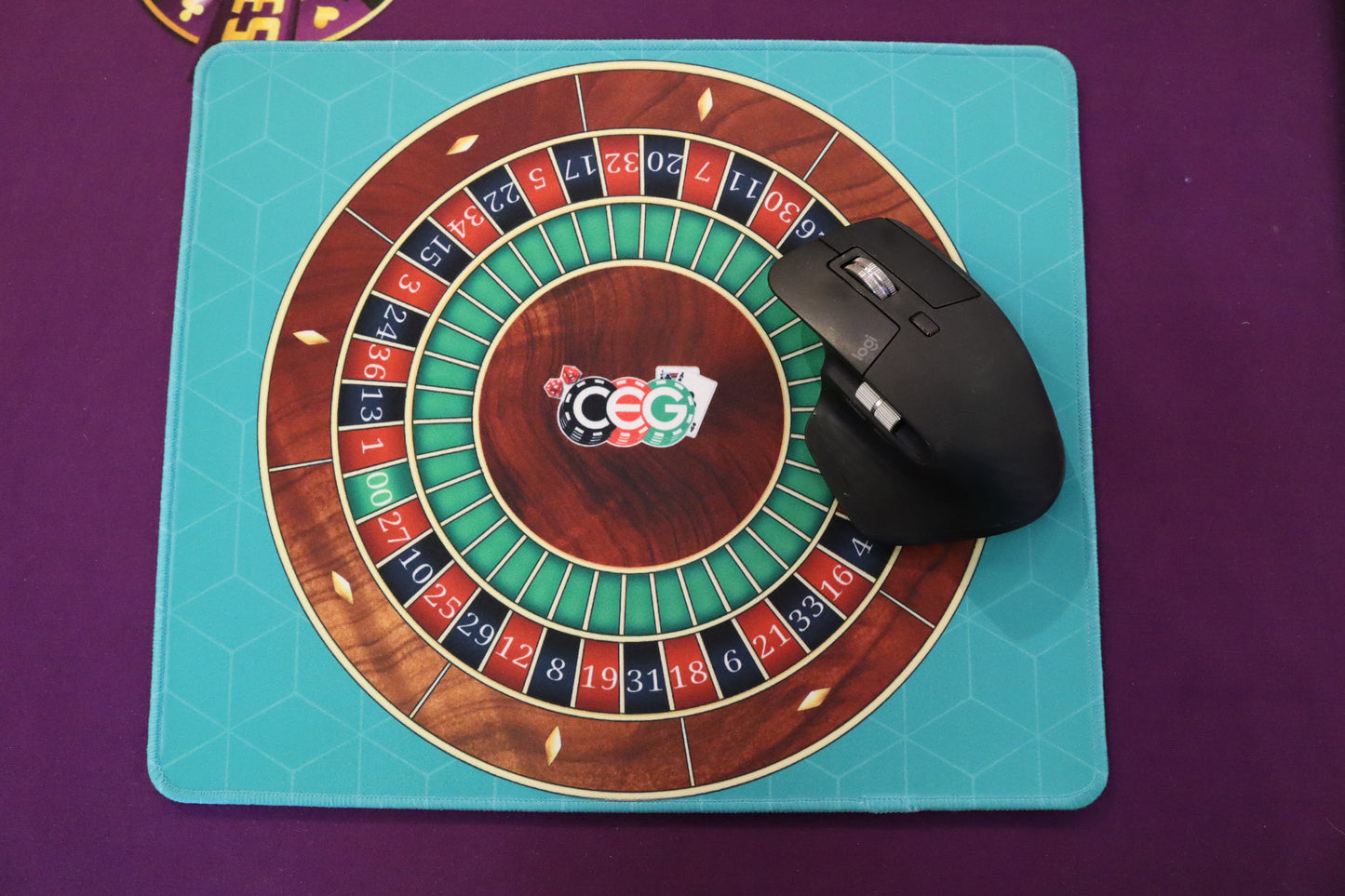 CEG Roulette Wheel Mouse Pad