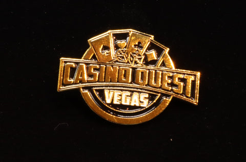 Casino Quest Gold Logo Pin