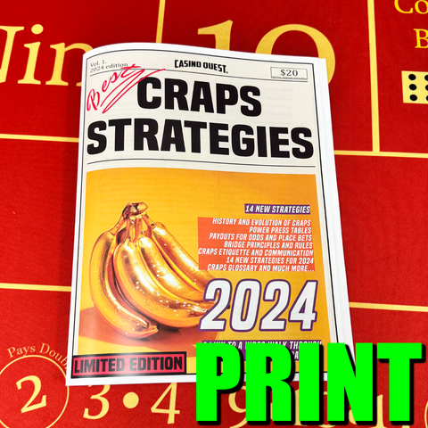 2024 Best Craps Strategies - PRINT Version