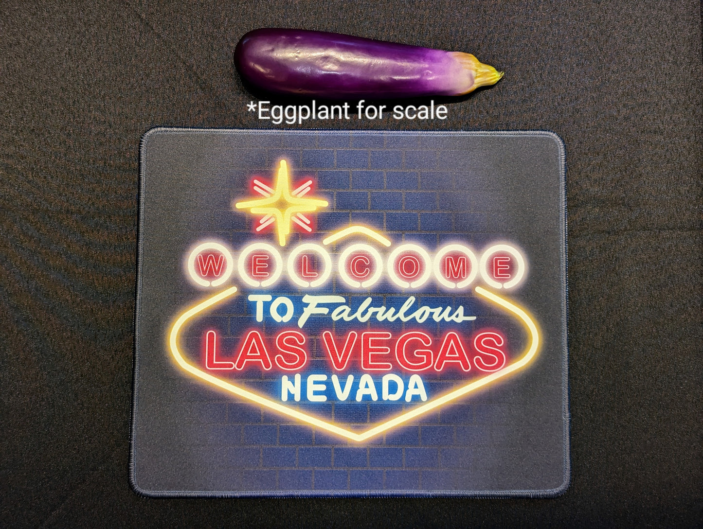 NEW Las Vegas Neon Sign Mouse Pad 13"x11"