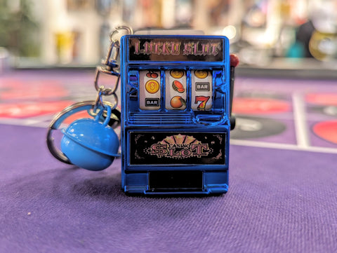 Mini Slot Machine Keychain