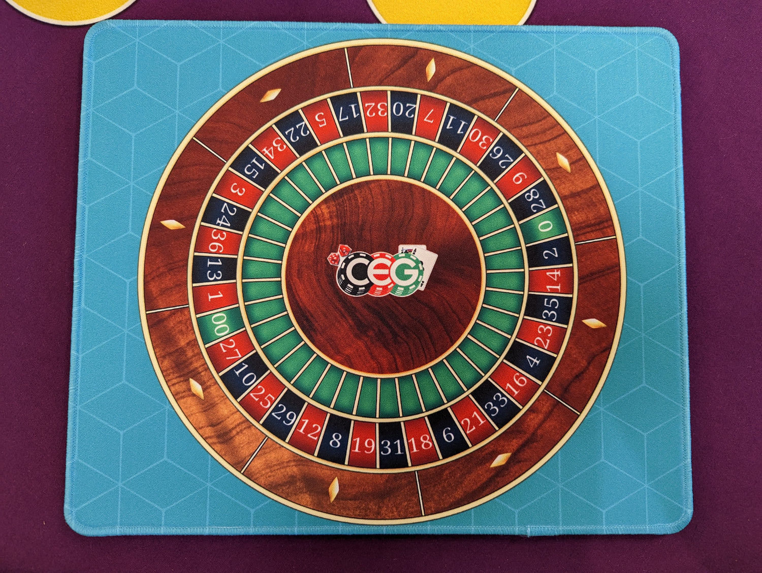CEG Roulette Wheel Mouse Pad – Casino Quest