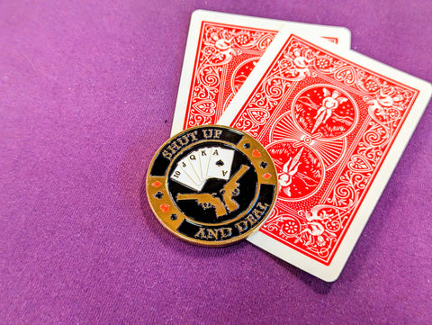 Shut Up And Deal Poker Card Protector