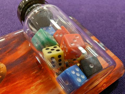 Las Vegas Dice In A Bottle Fridge Magnet