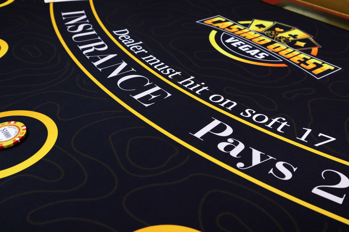 Blackjack Desk Mat 48" X 24"