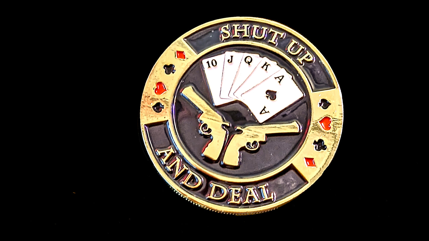 Shut Up And Deal Poker Card Protector