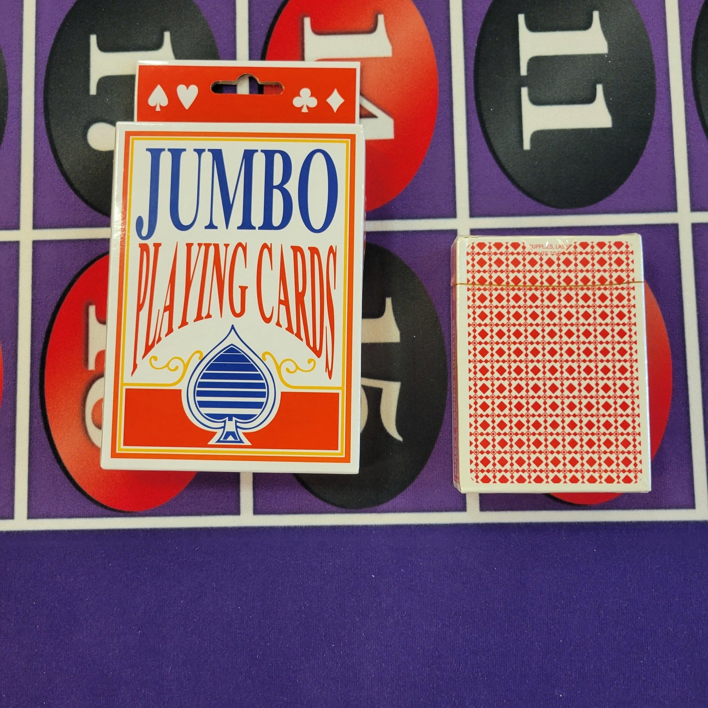 Jumbo Large 5 x 3.5 Playing Cards