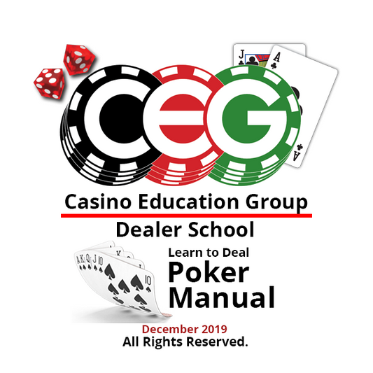 Professional Dealer Poker Manual (86 Pages) + Hand Ranks