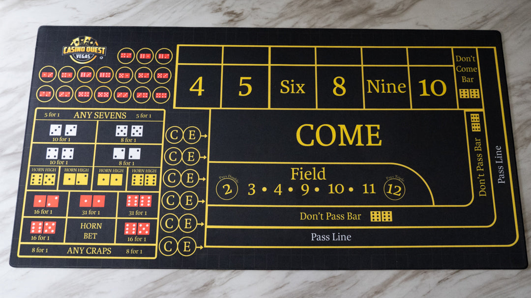 Craps Desk Mat 48" X 24"