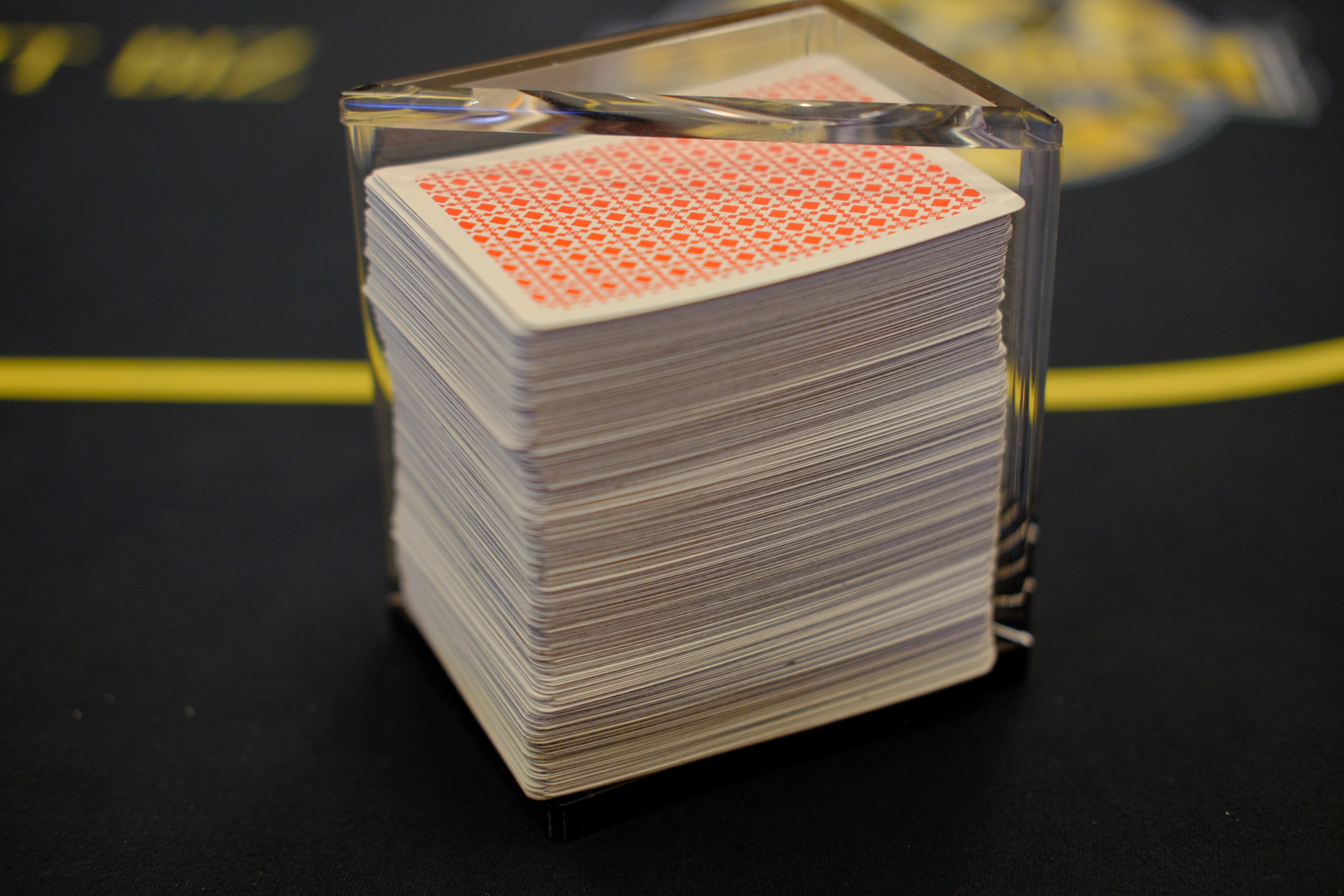 Red Discard Rack 4 Deck Discard Rack – Casino Quest