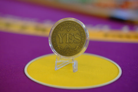 Fancy Yes and No Flip Coin