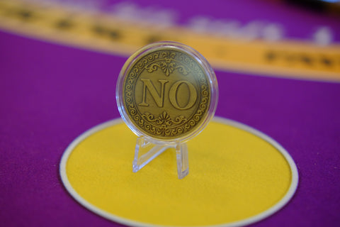 Fancy Yes and No Flip Coin