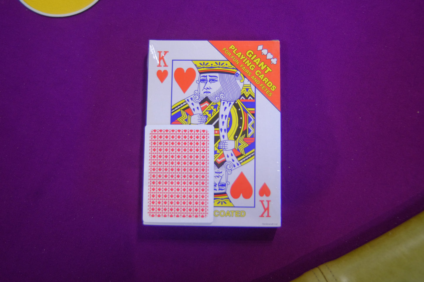 Jumbo Big Playing Cards 5 X 7