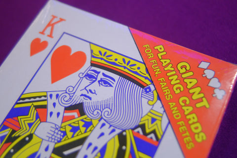 Jumbo Big Playing Cards 5 X 7