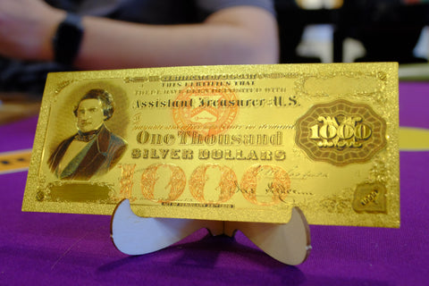 24k Gold Foil Certificate Bill