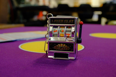 Mini Slot Machine Keychain