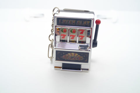 Mini Slot Machine Keychain