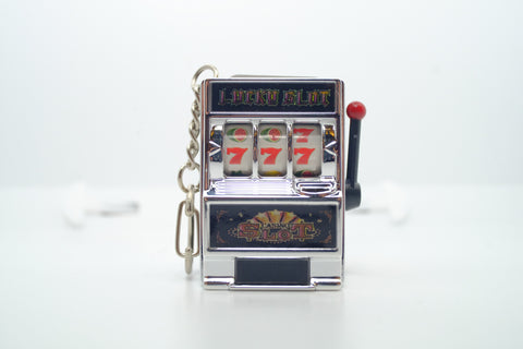 Mini Slot Machine Keychain